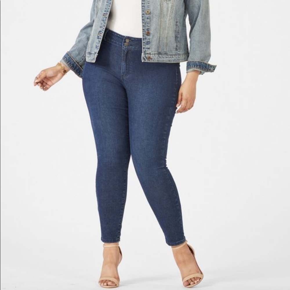 Justfab Plus Size Booty Lifter Jeans